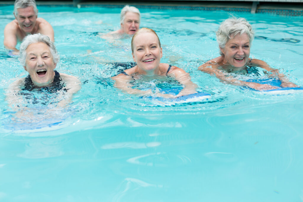 Swimming for seniors in South Jordan, Utah